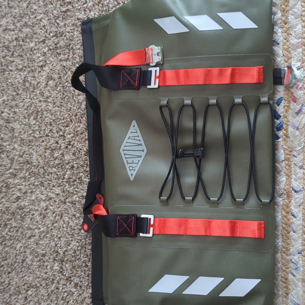 REVIVAL CYCLESREVIVAL DIRT BAG ROLLTOP DUFFEL (60 L) - od green
